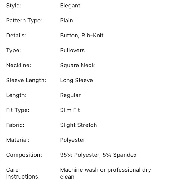 Solid Button detail Rib-knit sweater - Picture 4 of 4